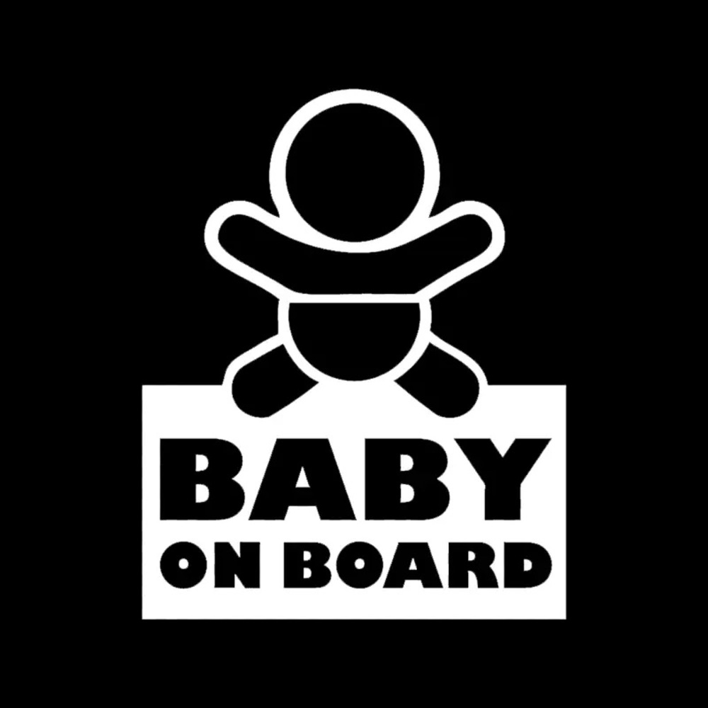 Baby on board window sticker : )